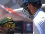 Babar Azam was seen trying to sledge with Marco Jansen. However, the tactic went horribly wrong Babar Azam was seen trying to sledge with Marco Jansen. However, the tactic went horribly wrong
