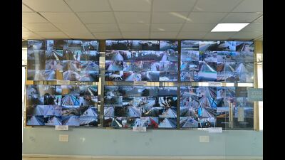 A view of railway control room set up Prayagraj Junction ahead of Mahakumbh 2025. (HT Photo) A view of railway control room set up Prayagraj Junction ahead of Mahakumbh 2025. (HT Photo)