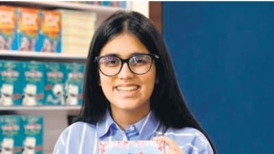 Ambreen Sidhu with her book ‘The Lotus Diaspora’ PHOTO: HTCS