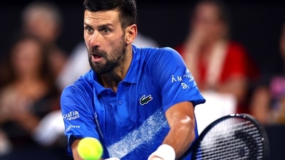 Serbia's Novak Djokovic in action. (AP) Serbia's Novak Djokovic in action. (AP)