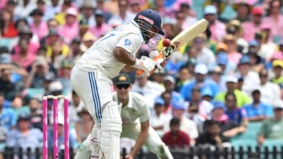 India's Rishabh Pant is hit by ball from Australia's bowler Pat cummins during day one (AFP) India's Rishabh Pant is hit by ball from Australia's bowler Pat cummins during day one (AFP)