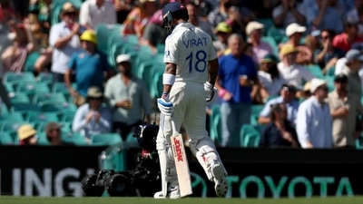 India's Virat Kohli walks off the ground after being dismissed by Australia's Scott Boland. (AFP) India's Virat Kohli walks off the ground after being dismissed by Australia's Scott Boland. (AFP)