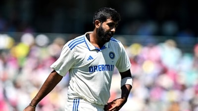 India's Jasprit Bumrah had some fitness concerns and went out of the stadium for a scan, but he returned a few minutes later, which was a big sigh of relief. (AFP) India's Jasprit Bumrah had some fitness concerns and went out of the stadium for a scan, but he returned a few minutes later, which was a big sigh of relief. (AFP)