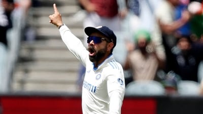 India's Virat Kohli celebrates a wicket. (AFP) India's Virat Kohli celebrates a wicket. (AFP)