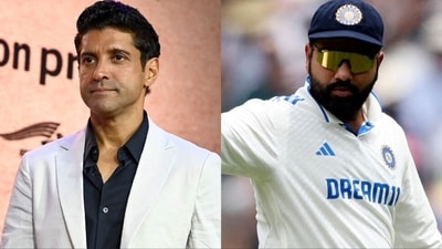 Farhan Akhtar spoke about Rohit Sharma in his latest post. Farhan Akhtar spoke about Rohit Sharma in his latest post.