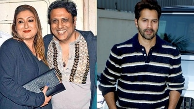 Govinda's wife, Sunita Ahuja, spoke about Varun Dhawan. Govinda's wife, Sunita Ahuja, spoke about Varun Dhawan.