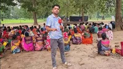 Journalist Mukesh Chandrakar’s body was found in a septic tank on the premises of a local road contractor in Chhattisgarh’s Bijapur town on Friday. Journalist Mukesh Chandrakar’s body was found in a septic tank on the premises of a local road contractor in Chhattisgarh’s Bijapur town on Friday.