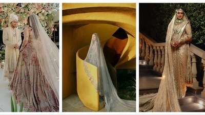 These veils are the new must-have bridal statement pieces. These veils are the new must-have bridal statement pieces.