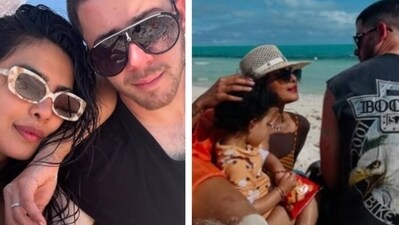 Priyanka Chopra, Nick Jonas, and Malti Marie's New Year's vacation. Priyanka Chopra, Nick Jonas, and Malti Marie's New Year's vacation.