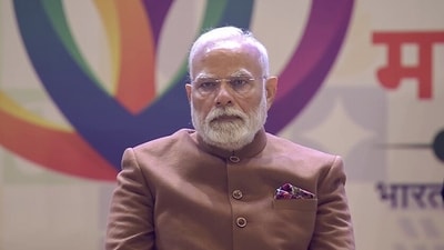 Prime Minister Narendra Modi during the inauguration of Grameen Bharat Mahotsav 2025, at Bharat Mandapam in New Delhi. (ANI) Prime Minister Narendra Modi during the inauguration of Grameen Bharat Mahotsav 2025, at Bharat Mandapam in New Delhi. (ANI)