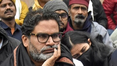 Jan Suraaj chief Prashant Kishor during his indefinite hunger strike demanding the cancellation of the 70th Integrated Combined Competitive (Preliminary) Examination (CCE). (PTI) Jan Suraaj chief Prashant Kishor during his indefinite hunger strike demanding the cancellation of the 70th Integrated Combined Competitive (Preliminary) Examination (CCE). (PTI)