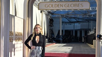 As the host of the 2025 Golden Globes, Nikki Glaser will refrain from commenting on Blake Lively and Justin Baldoni's legal troubles. (Photo by Robyn Beck / AFP) (AFP) As the host of the 2025 Golden Globes, Nikki Glaser will refrain from commenting on Blake Lively and Justin Baldoni's legal troubles. (Photo by Robyn Beck / AFP) (AFP)