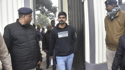 Applicants coming out after appeared in the Bihar Public Service Commission (BPSC) 70th Prelims Exam, at Bankipur Girl's High School in Patna. (Santosh Kumar ) Applicants coming out after appeared in the Bihar Public Service Commission (BPSC) 70th Prelims Exam, at Bankipur Girl's High School in Patna. (Santosh Kumar )