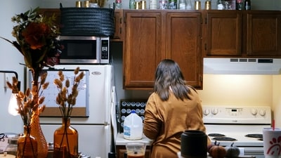 Elevate functionality and style in small kitchens with space-saving hacks. (Unsplash)