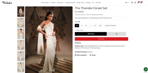 Kiar Advani's ivory ensemble is worth  ₹50,000.