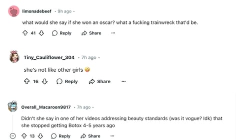 Netizens commented on Reddit Netizens commented on Reddit