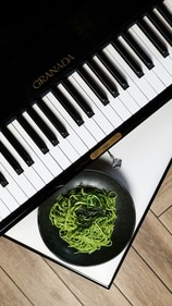 Pesto spaghetti (unsplash) Pesto spaghetti (unsplash)