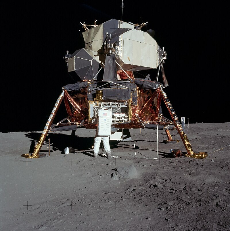 The Apollo 11 mission landed 6.4 km from the predetermined landing site, with just 15 seconds left of the fuel earmarked for descent. (NASA) The Apollo 11 mission landed 6.4 km from the predetermined landing site, with just 15 seconds left of the fuel earmarked for descent. (NASA)