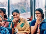 Chhaya Kadam and Kani Kusruti in All We Imagine as Light.