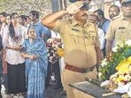 R Chidambaram was laid to rest with full state honours, in the presence of family members, on Saturday. (Satish Bate) R Chidambaram was laid to rest with full state honours, in the presence of family members, on Saturday. (Satish Bate)