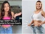Nutritionist shared 10 things she never does as a fat loss coach. Nutritionist shared 10 things she never does as a fat loss coach.