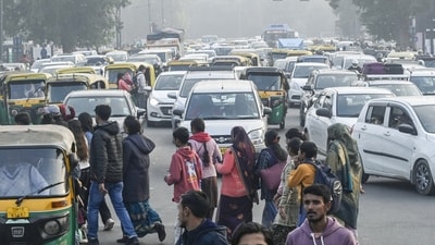 According to Delhi Traffic Police, the traffic movement is expected to be heavy on certain roads. (ANI) According to Delhi Traffic Police, the traffic movement is expected to be heavy on certain roads. (ANI)