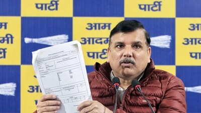 Aam Aadmi Party (AAP) MP Sanjay Singh (ANI file photo)