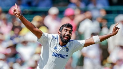 India's captain Jasprit Bumrah celebrates a wicket. (BCCI- X) India's captain Jasprit Bumrah celebrates a wicket. (BCCI- X)