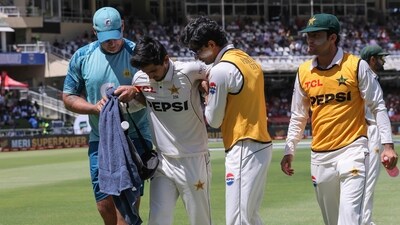 PCB to fly injured Saim Ayub to London for treatment in attempt to get opener fit for Champions Trophy. AP/PTI(AP01_03_2025_000170B) (AP) PCB to fly injured Saim Ayub to London for treatment in attempt to get opener fit for Champions Trophy. AP/PTI(AP01_03_2025_000170B) (AP)