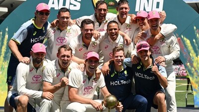 Australia clinched a thrilling fifth Test against India in Sydney by six wickets to seal a riveting series 3-1 Sunday and book their place in the World Test Championship final. (AFP) Australia clinched a thrilling fifth Test against India in Sydney by six wickets to seal a riveting series 3-1 Sunday and book their place in the World Test Championship final. (AFP)