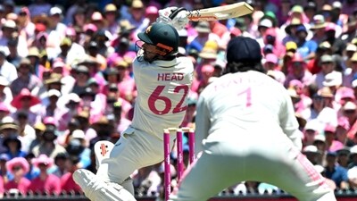 Travis Head also remained unbeaten and scored 34 runs as he finished the Test series on a high as the highest-run-getter - 448 runs. (AFP) Travis Head also remained unbeaten and scored 34 runs as he finished the Test series on a high as the highest-run-getter - 448 runs. (AFP)