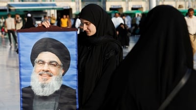 Hezbollah leader Hassan Nasrallah (REUTERS)