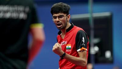 Indian paddler Manav Thakkar attained his career high ranking at 56 in July 2024 (WTT Global / X) Indian paddler Manav Thakkar attained his career high ranking at 56 in July 2024 (WTT Global / X)