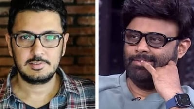 Dinesh Vijan gives a befitting response to Naga Vamsi on his South vs Bollywood remark. Dinesh Vijan gives a befitting response to Naga Vamsi on his South vs Bollywood remark.