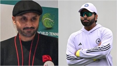 Rohit Sharma (R) didn't play in the fifth and final Test in Sydney (File/AP) Rohit Sharma (R) didn't play in the fifth and final Test in Sydney (File/AP)