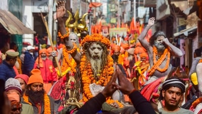Saints, seers, and naga Sadhus gather to mark the Maha Kumbh festival once in every 12 years. (PTI) Saints, seers, and naga Sadhus gather to mark the Maha Kumbh festival once in every 12 years. (PTI)