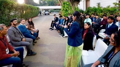 Congress leader and Leader of Opposition in the Lok Sabha Rahul Gandhi during an interaction with students of the IIT Madras, in New Delhi. (PTI Photo) Congress leader and Leader of Opposition in the Lok Sabha Rahul Gandhi during an interaction with students of the IIT Madras, in New Delhi. (PTI Photo)