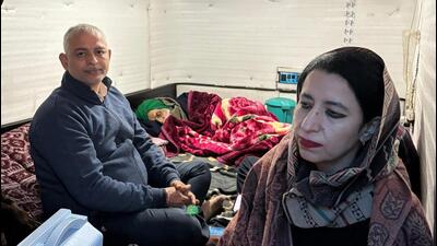 Patiala ADC Anurprita Johal along with Patran SDM Ashok Kumar meeting farmer leader Jagjit Singh Dallewal on Sunday. (HT Photo) Patiala ADC Anurprita Johal along with Patran SDM Ashok Kumar meeting farmer leader Jagjit Singh Dallewal on Sunday. (HT Photo)