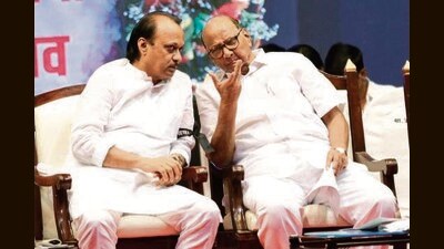 NCP-leader-Ajit-Pawar (C). (HT PHOTO)