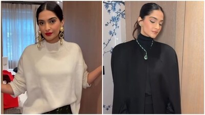 Sonam Kapoor showed off two glamorous looks in a recent video. Sonam Kapoor showed off two glamorous looks in a recent video.
