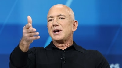 Jeff Bezos, founder and executive chairman of Amazon and owner of the Washington Post, speaks during the New York Times annual DealBook summit at Jazz at Lincoln Center on December (Getty Images via AFP) Jeff Bezos, founder and executive chairman of Amazon and owner of the Washington Post, speaks during the New York Times annual DealBook summit at Jazz at Lincoln Center on December (Getty Images via AFP)