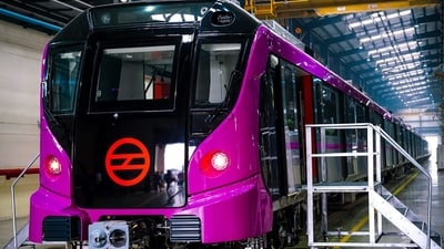 This is the first stretch of Delhi Metro’s Phase-4 to be inaugurated. (HT Photo)