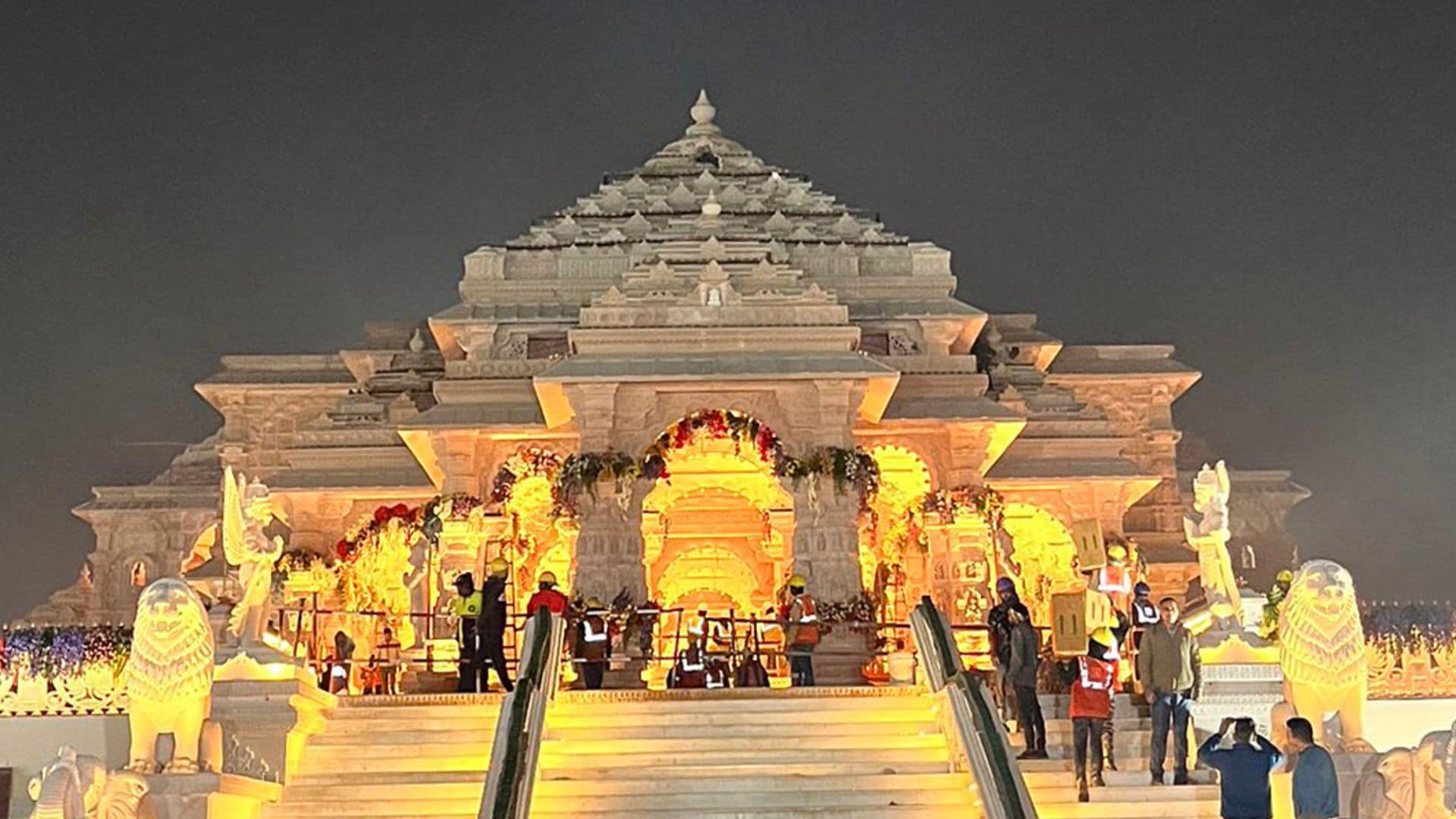 The newly built Ram Mandir in Ayodhya (File) The newly built Ram Mandir in Ayodhya (File)