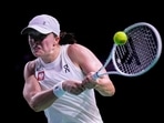 Poland's Iga Swiatek in action.