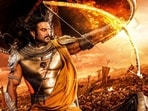 Prabhas as Karna in a still from Nag Ashwin's Kalki 2898 AD.