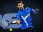 Serbia's Novak Djokovic in action. Serbia's Novak Djokovic in action.