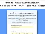 RRB Technician Answer Key 2024 Live Updates: Candidates can download the answer key using their registration number and date of birth(Official website, screenshot)