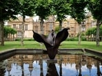 Sculptor Anne Curry said she was ‘upset’ that no arrests had been made in connection with the theft of artwork La Promesse, a bronze worth £60,000.