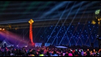 A light and sound show in progress at the Residency, in Lucknow, recently. (HT File Photo) A light and sound show in progress at the Residency, in Lucknow, recently. (HT File Photo)