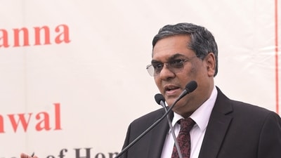 Sanjiv Khanna, India's chief justice, declined to hear two distinct appeals on Monday that concerned the completion of the All India Football Federation's and the Indian Olympic Association's constitutions. (ANI/Mohd Zakir) Sanjiv Khanna, India's chief justice, declined to hear two distinct appeals on Monday that concerned the completion of the All India Football Federation's and the Indian Olympic Association's constitutions. (ANI/Mohd Zakir)